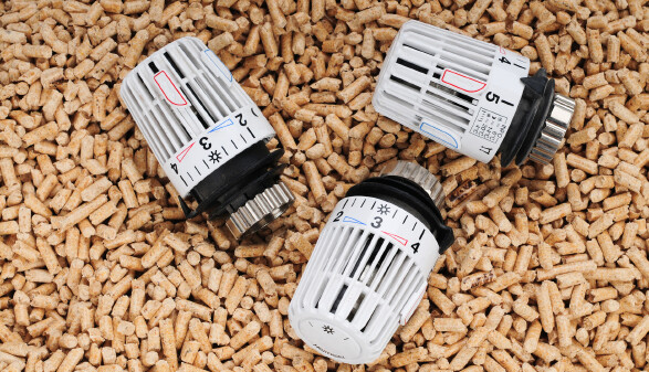 Pellets und 3 Thermostate