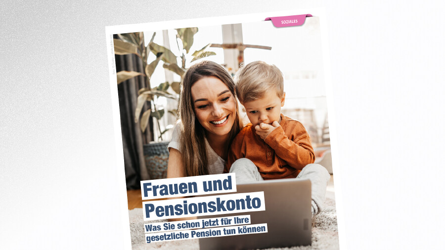 Brosch&uuml;re Frauen und Pensionskonto