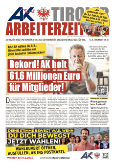 Tiroler Arbeiterzeitung, Ausgabe Februar 2024