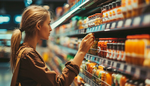 Einkaufen im Supermarkt