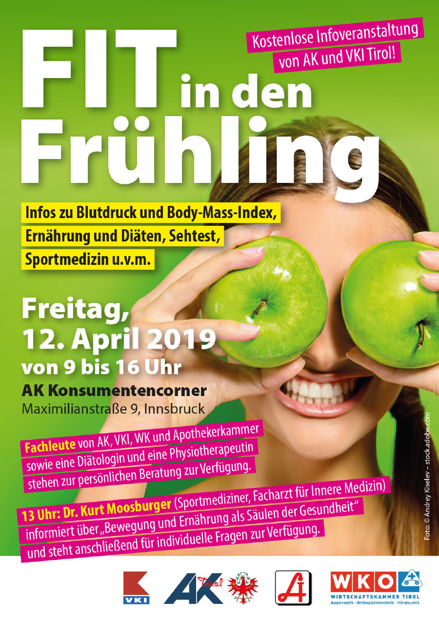 © Andrey Kieselev/stock.adobe.com Plakat Fit in den Früchling © Andrey Kieselev/stock.adobe.com