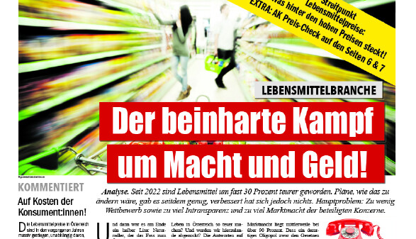 Titelseite Tiroler Arbeiterzeitung Oktober 2025