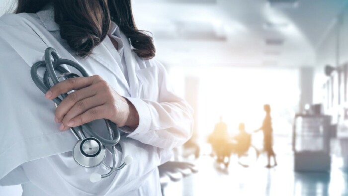 Blick in Krankenhausgang
