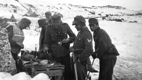 Wehrmachstsoldaten an der Eismeerfront