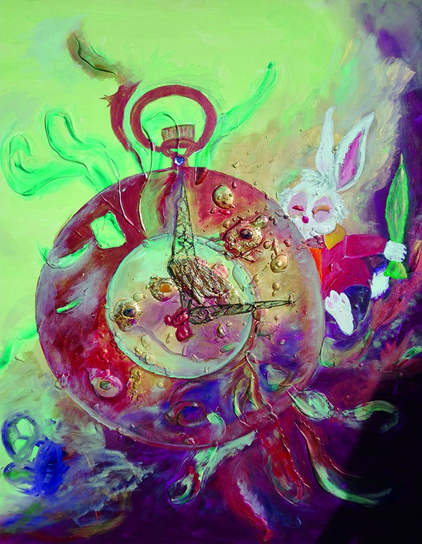 © Manuela Mader Acrylbild bunt © Manuela Mader