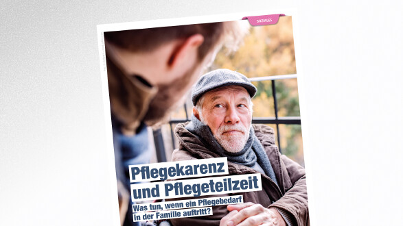 Broschüre Pflegekarenz und Pflegeteilzeit