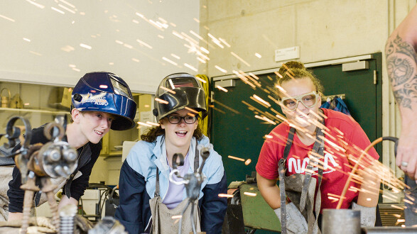 © Sandhill Kinder beim Flexen