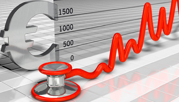 © bluedesign/stock.adobe.com Stethoskop vor Eurozeichen © bluedesign/stock.adobe.com