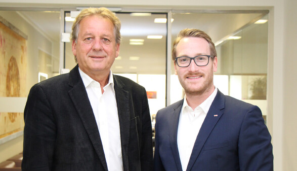 AK Präsident Erwin Zangerl und  ÖGB-Vorsitzender Philip Wohlgemuth 