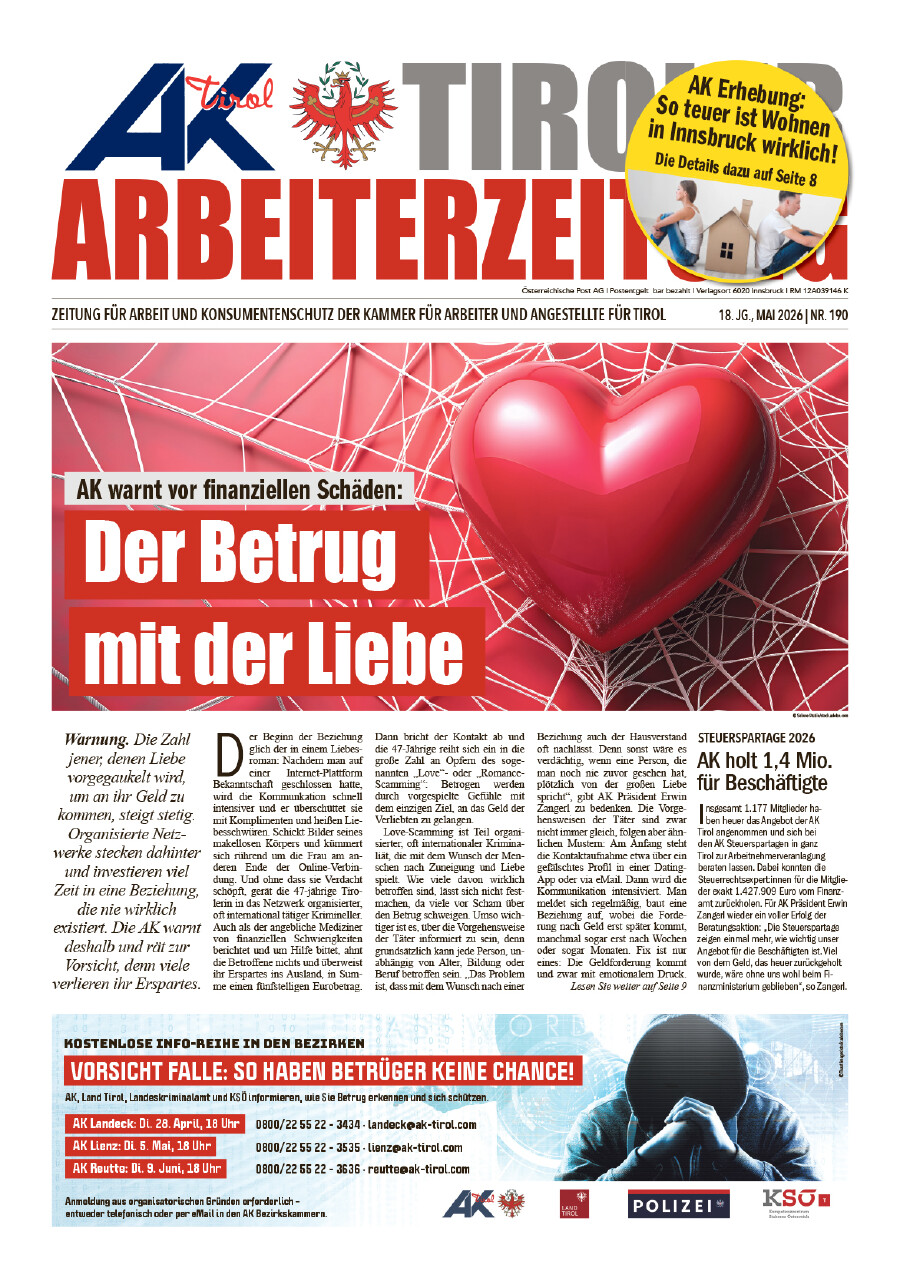 Titelseite AZ Mai 2026