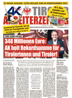 Titelseite AZ März 2025