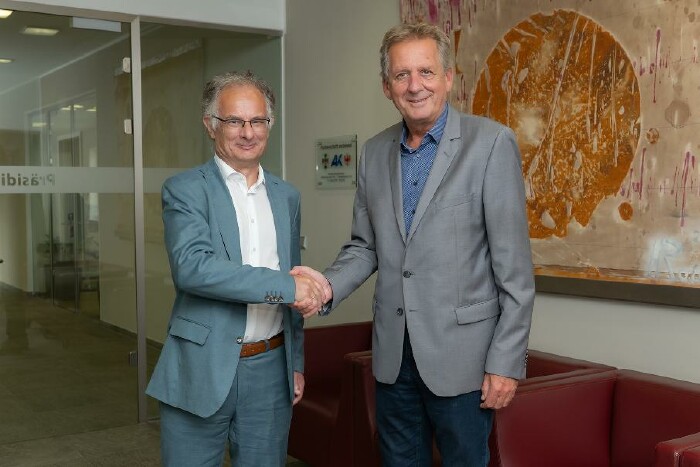 Finanzminister Marterbauer und AK Präsident Zangerl