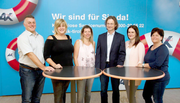 © AK Tirol Gruppenbild des Teams der AK Kitzbühel © AK Tirol