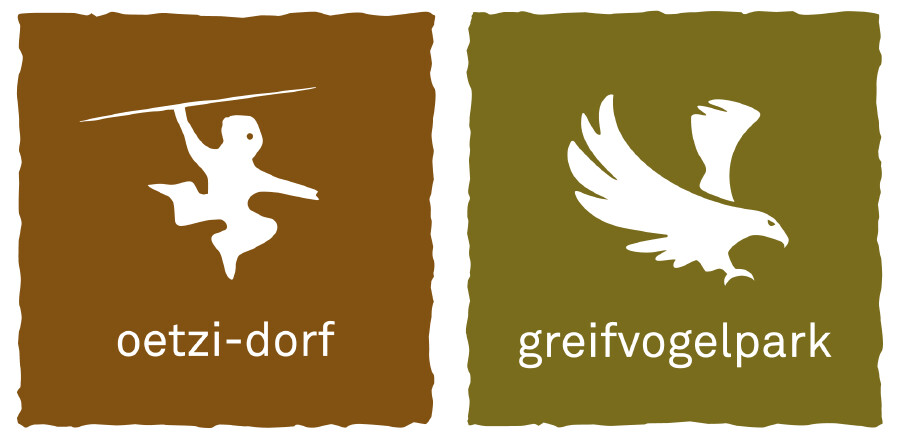 Logo &Ouml;tzi-Dorf / Greifvogelpark