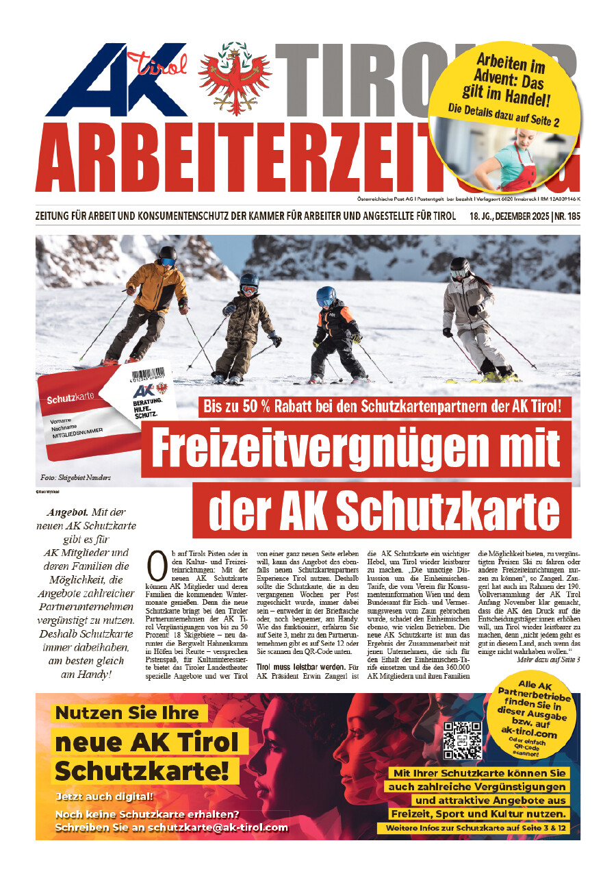 Titelseite AZ Dezember 2025