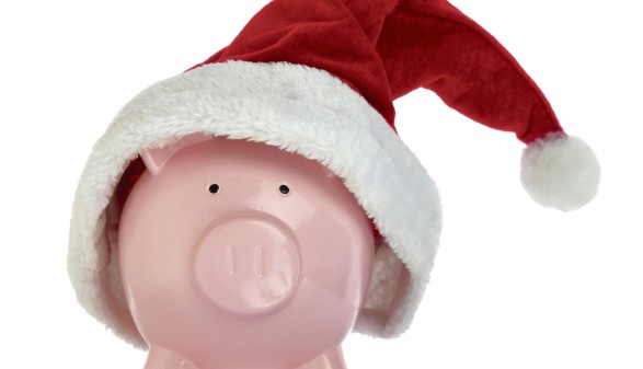 Sparschwein mit Weihnachtsmütze © viperagp/Fotolia
