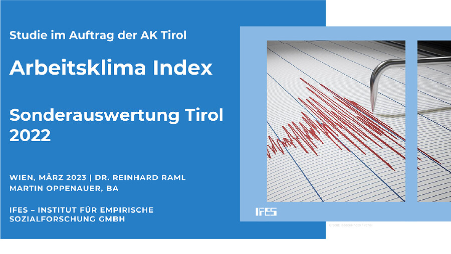 Titelbild Arbeitsklima Index Tirol 2022