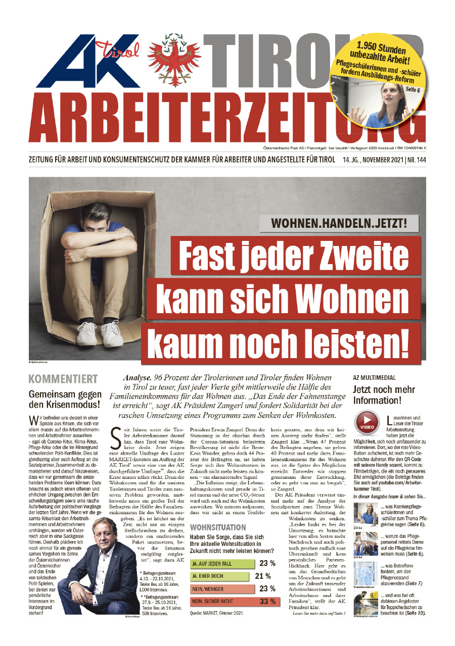 Tiroler Arbeiterzeitung November 2021