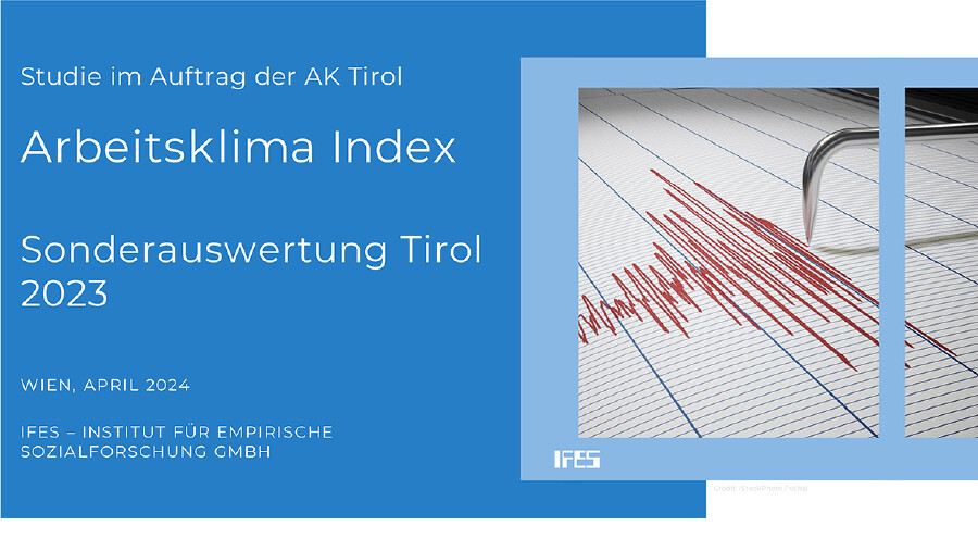 Titelbild Arbeitsklima Index Tirol 2023