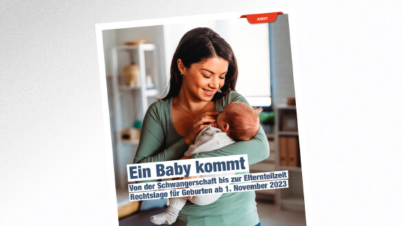 Ein Baby kommt