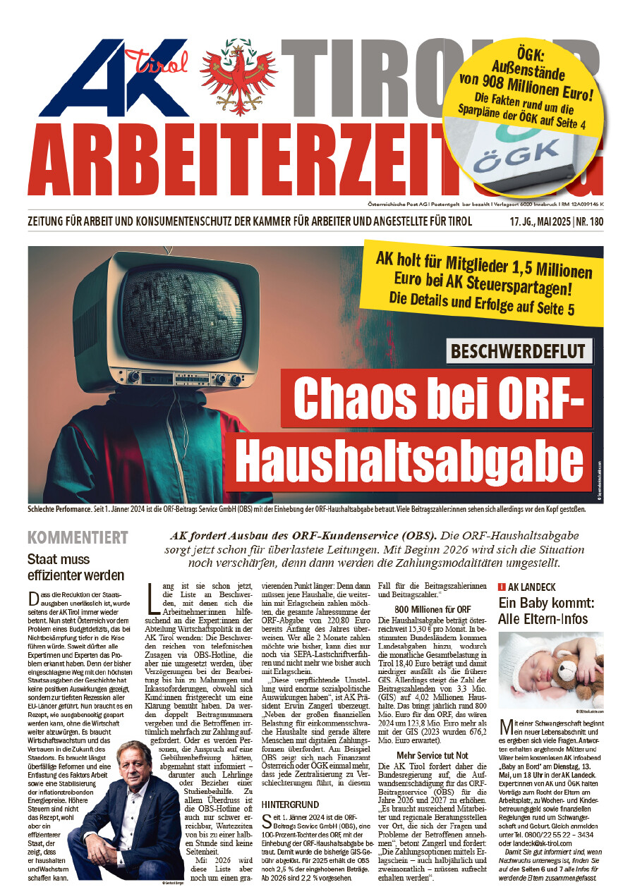 Titelseite AZ Mai 2025