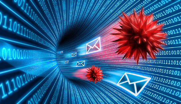© PeterSchreiber.media(stock.adobe.com Viren und Emails auf der Datenautobahn © PeterSchreiber.media(stock.adobe.com