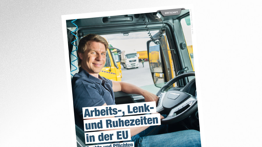 Broschüre Arbeits-, Lenk- und Ruhezeiten in der EU © Kzenon – stock.adobe.com, AK Tirol