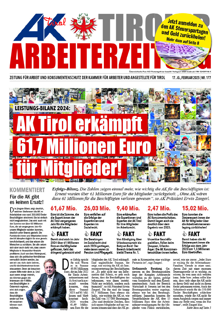 Titelseite AZ Februar 2025