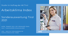 Titelbild Arbeitsklima Index Tirol 2021